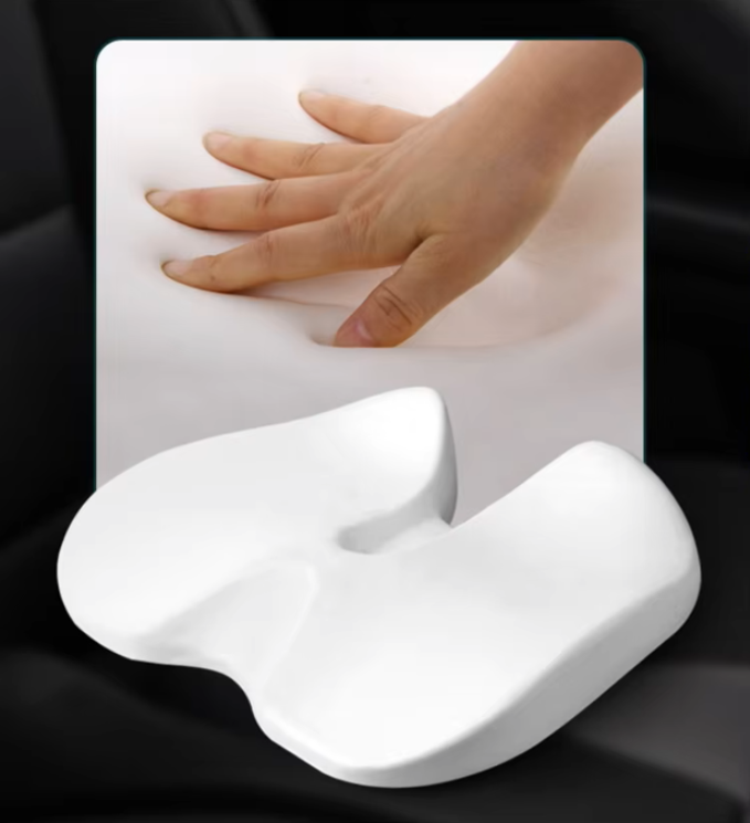Memory foam portable seat cushion